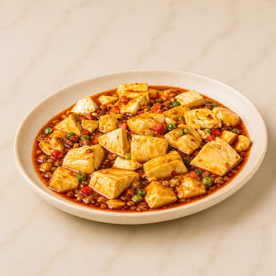 Tofu with Mapo Spicy Sauce (Tofu à la Sauce Piquante)麻婆豆腐